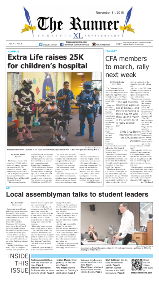 Nov. 11, 2015 Issue of The Runner