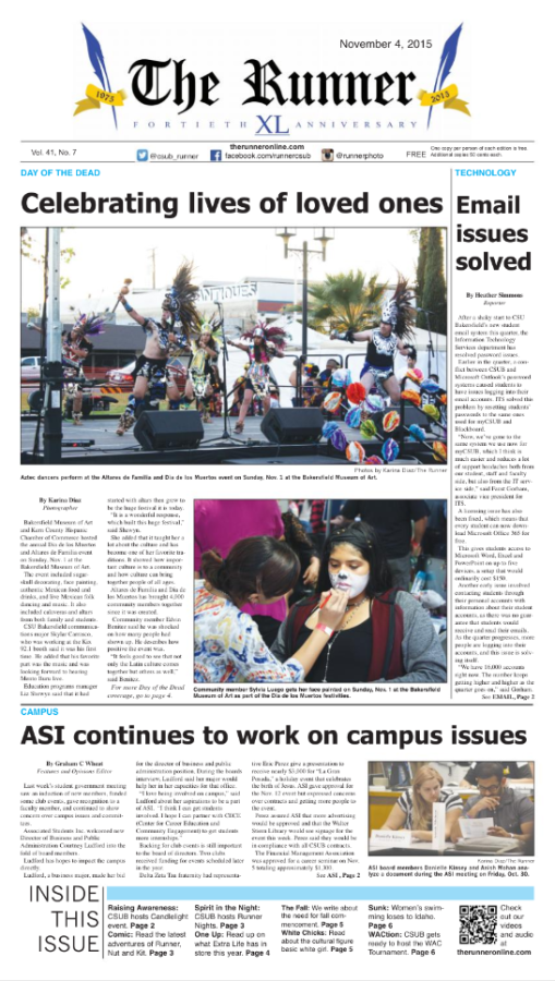 Nov. 4, 2015 Issue of The Runner