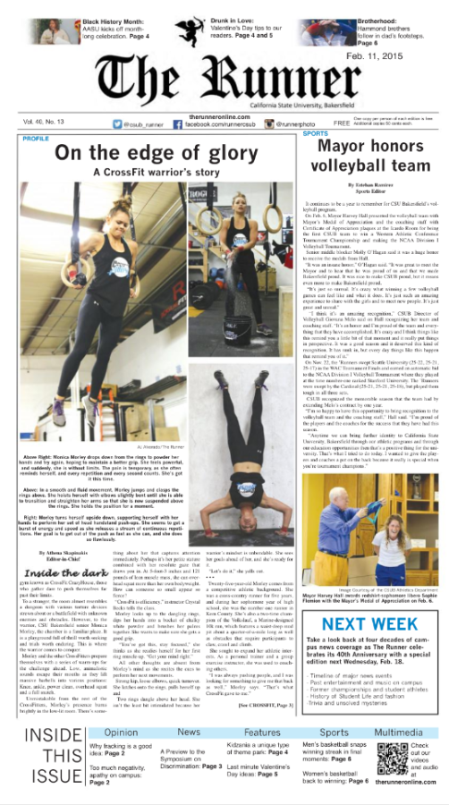 Feb. 11, 2015 Issue of The Runner