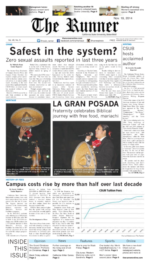 Nov. 19, 2014 Issue of The Runner
