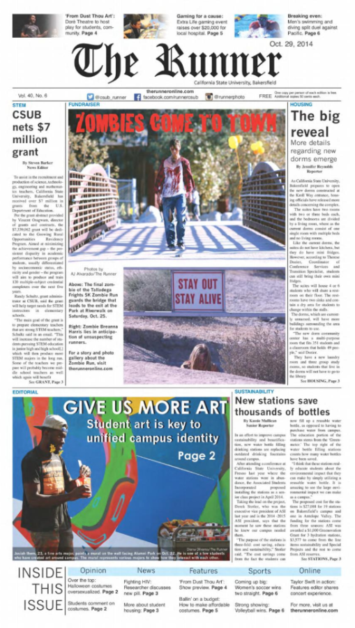 Oct. 29, 2014 Issue of The Runner