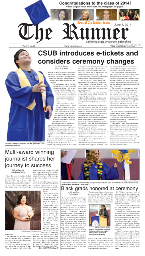June 4, 2014 Issue of The Runner
