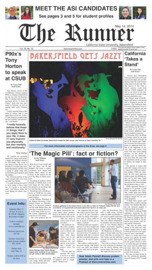 May 14, 2014 Issue of The Runner