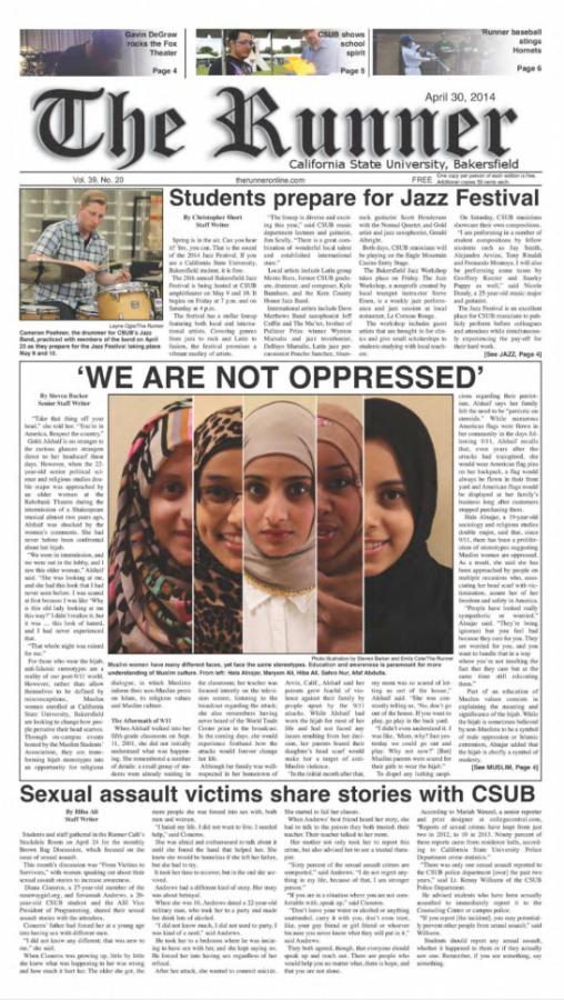 April 30, 2014 Issue of The Runner