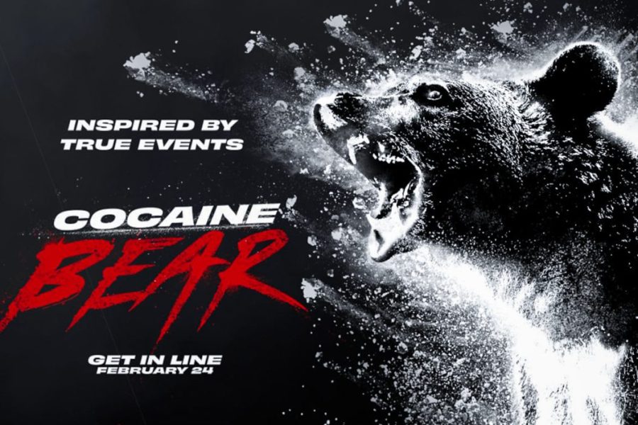 Official movie poster for 'Cocaine Bear'