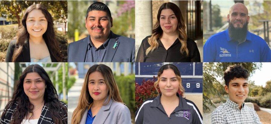 ASI Board of Directors: Daisy Alamillo, Ignasio Castillo, Taylor Thomas, Larry Gonzales, Sarah Alame,
Yasmin Marcelo, Karen Navarro, and Alejandro Martinez.