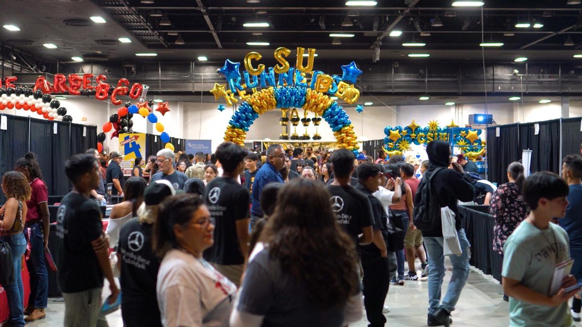 students and their parents gather for the annual Kern County College Night hosted at the Mechanics Bank Center on Sept. 11.