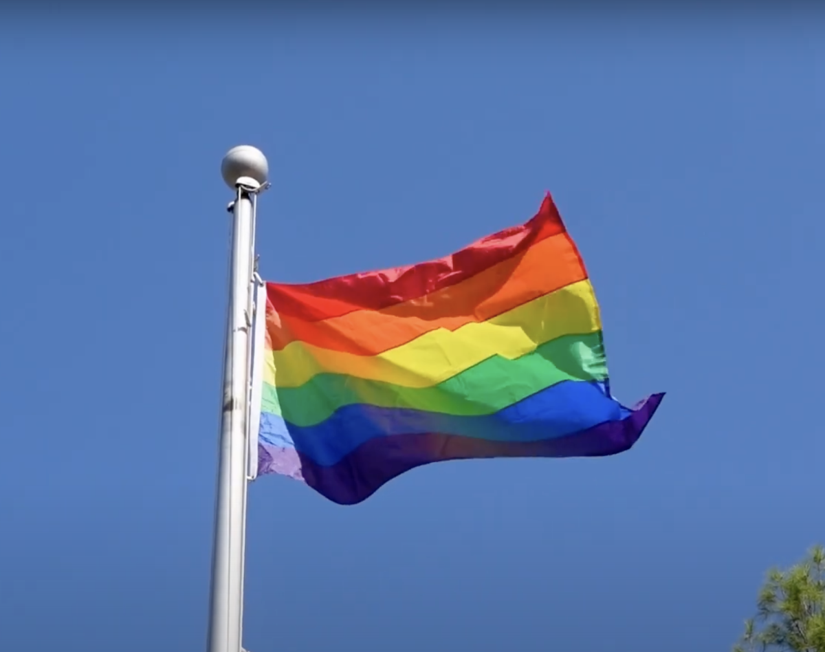 CSUB celebrates OUTober with a flag raising ceremony