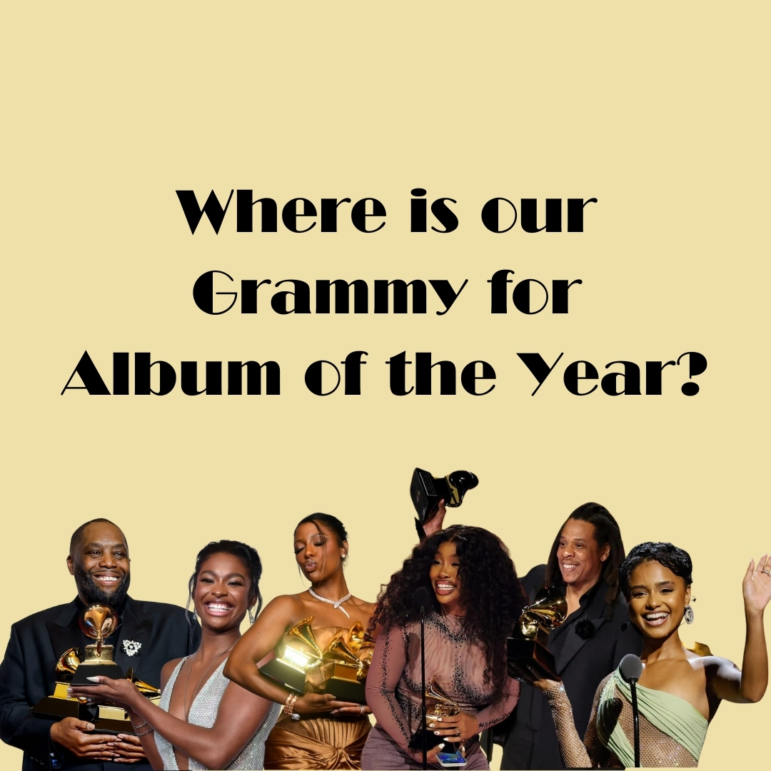 Some of the 2024 Black Grammy winners on Feb. 4. 
