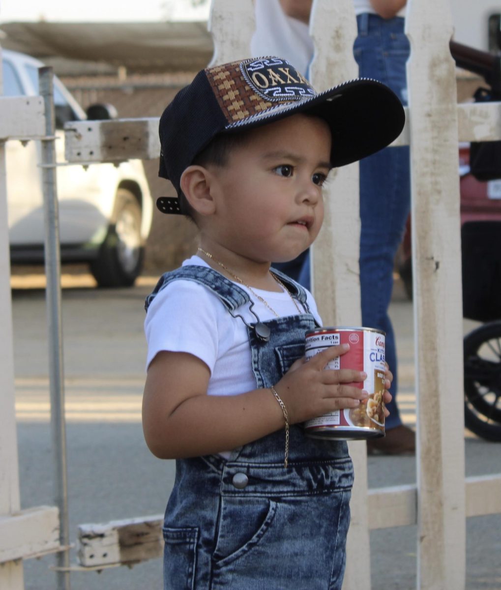 Alexander Heriberto attends the Kern County fair with his family. Heriberto's family donated more than 20 cans for CAPK's Feed the Need event at the Kern County Fair on Sept. 24. 