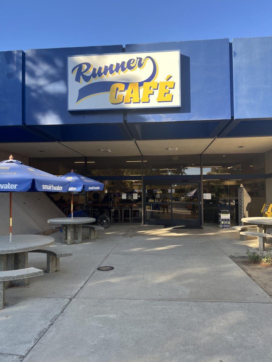 Photo of the outside of the Runner Cafe.